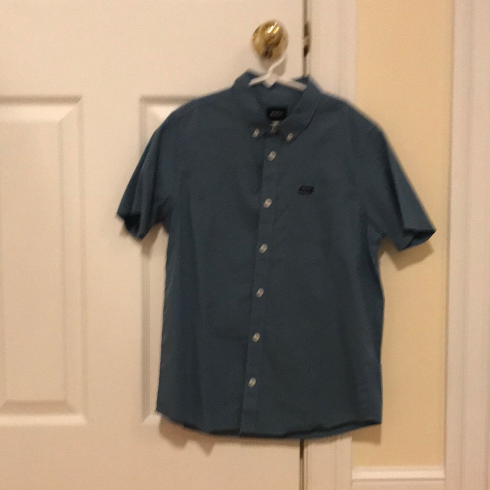 Boys short sleeve button down shirt